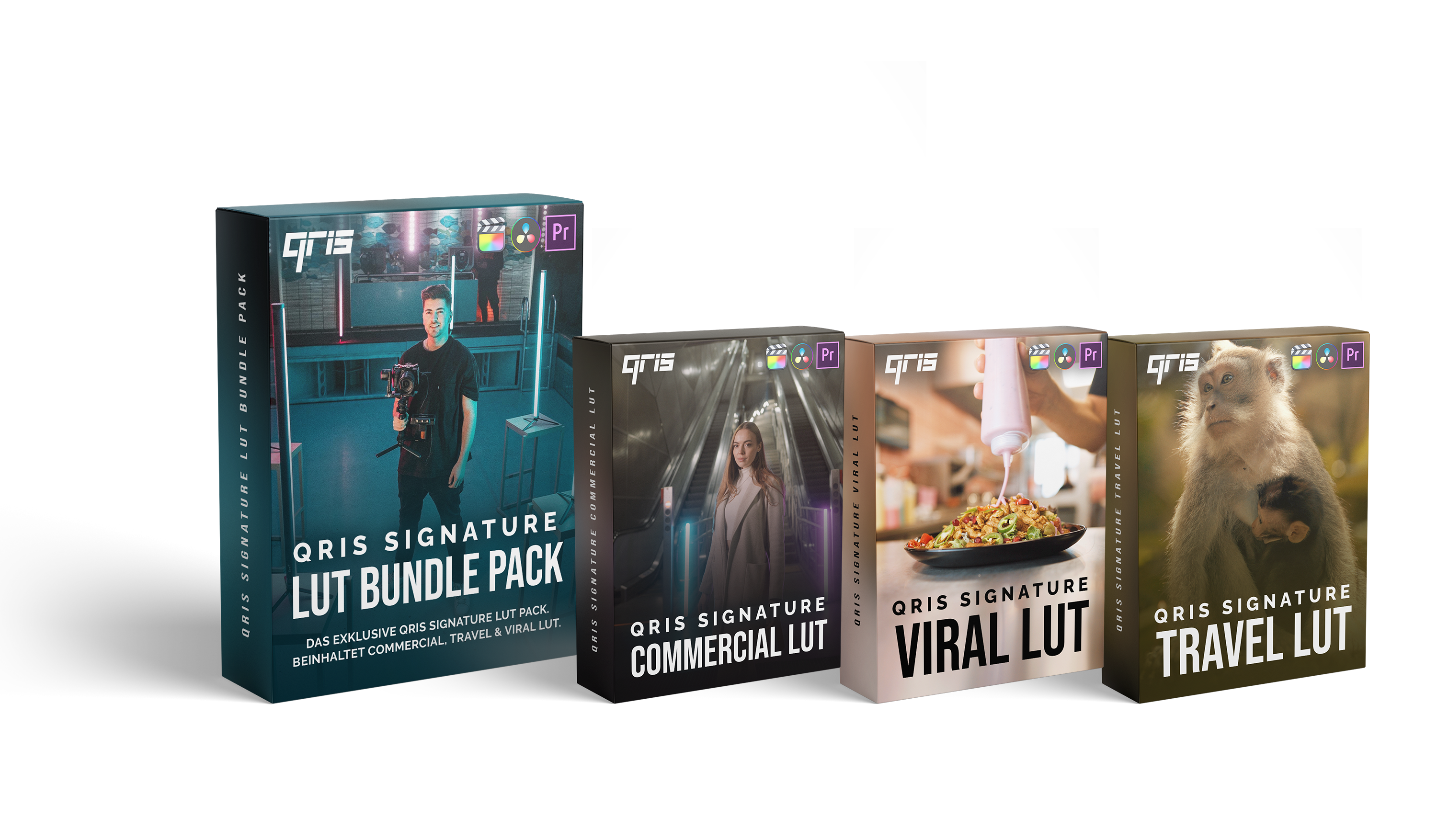 Qris Signature LUT Bundle – Meine 3 Looks in einem Pack